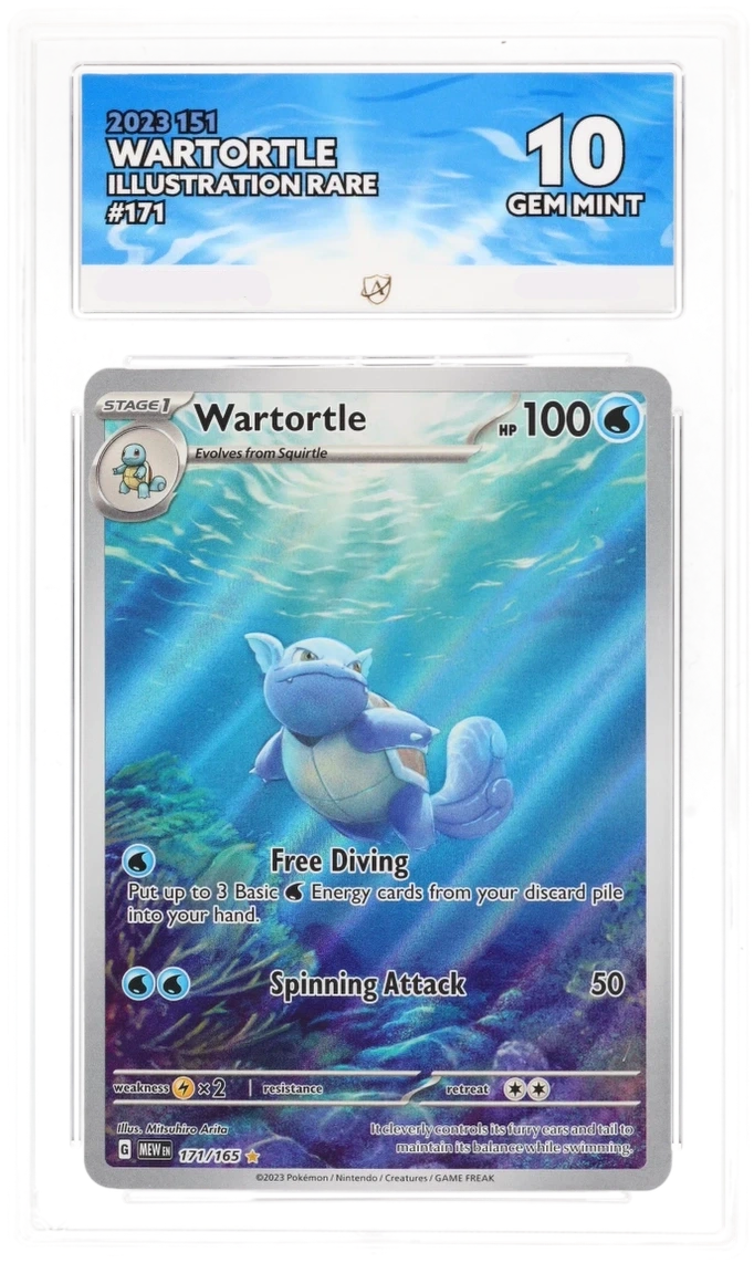 Pokémon – Wartortle – Illustration Rare – 171/165 – Scarlet & Violet 151 – ACE 10