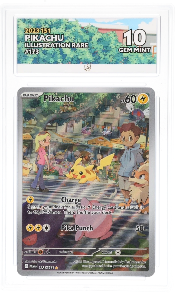Pokémon – Pikachu – Illustration Rare – 173/165 – Scarlet & Violet 151 – ACE 10