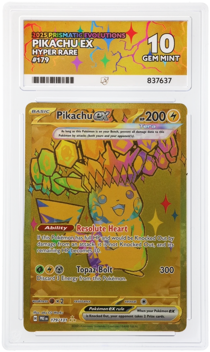 Pokémon Pikachu ex 179/131 ACE 10
