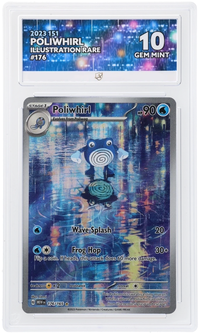Pokémon – Poliwhirl – Illustration Rare – 176/165 – Scarlet & Violet 151 – ACE 10