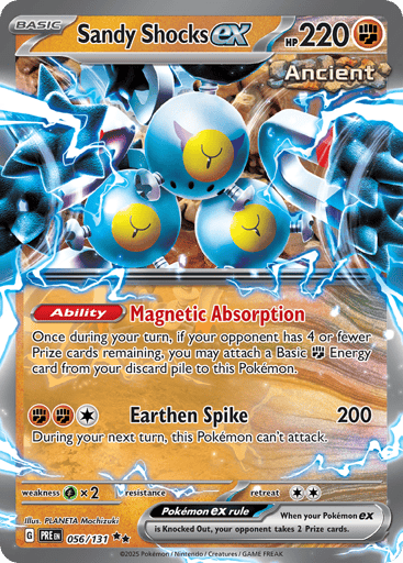 Sandy Shocks ex – Double Rare – 056/131 – Prismatic Evolutions