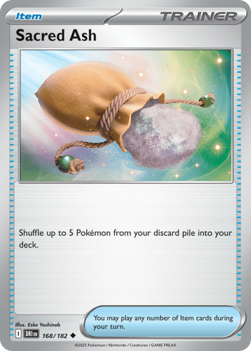 Sacred Ash – Uncommon Reverse Holo – 168/182 – Destined Rivals