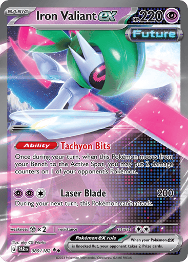 Iron Valiant ex – Double Rare – 089/182 – Paradox Rift