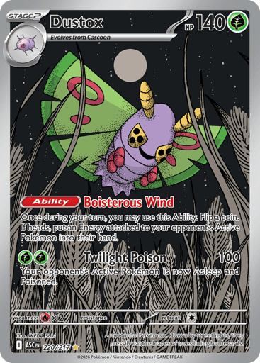 Dustox – Illustration Rare – 220/217 – Ascended Heroes