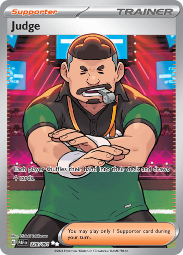 Judge – Ultra Rare – 228/091 – Paldean Fates