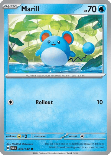 Marill – Common – 033/142 – Stellar Crown