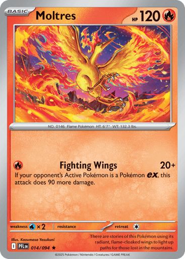 Moltres – Rare Holo – 014/094 – Phantasmal Flames