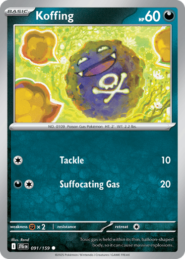 Koffing – Common – 091/159 – Journey Together