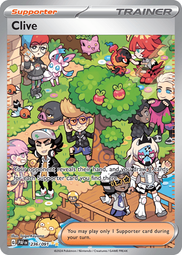 Clive – Special Illustration Rare – 236/091 – Paldean Fates