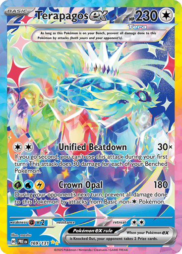 Terapagos ex – Special Illustration Rare – 169/131 – Prismatic Evolutions