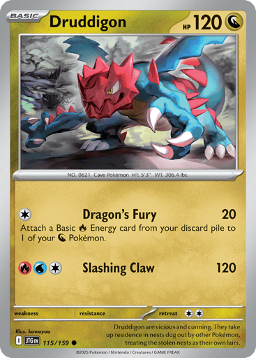 Druddigon – Common – 115/159 – Journey Together