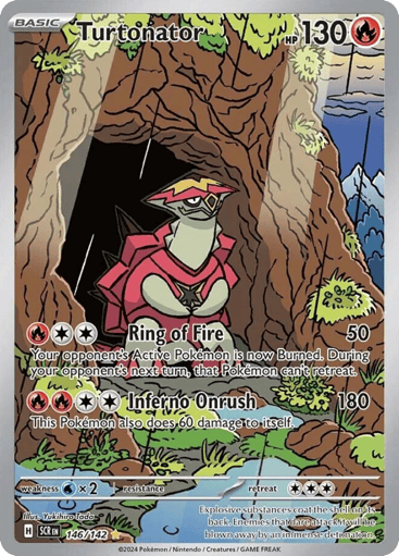 Turtonator – Illustration Rare – 146/142 – Stellar Crown