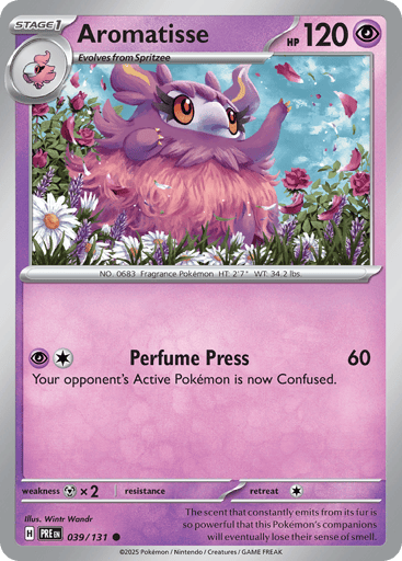 Aromatisse – Common Reverse Holo – 039/131 – Prismatic Evolutions