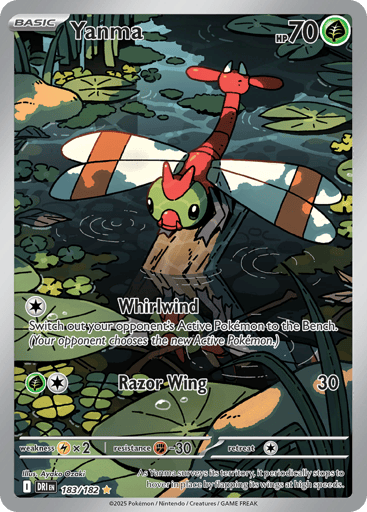 Yanma – Illustration Rare – 183/182 – Destined Rivals