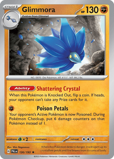 Glimmora – Rare Reverse Holo – 126/193 – Paldea Evolved