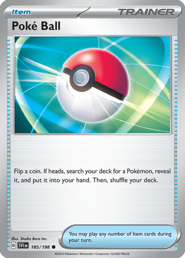 Poké Ball – Common – 185/198 – Scarlet & Violet