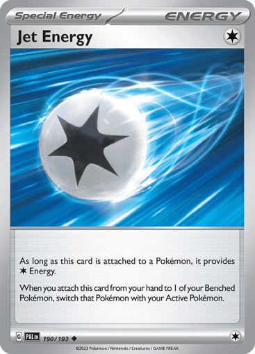 Jet Energy – Uncommon Reverse Holo – 190/193 – Paldea Evolved