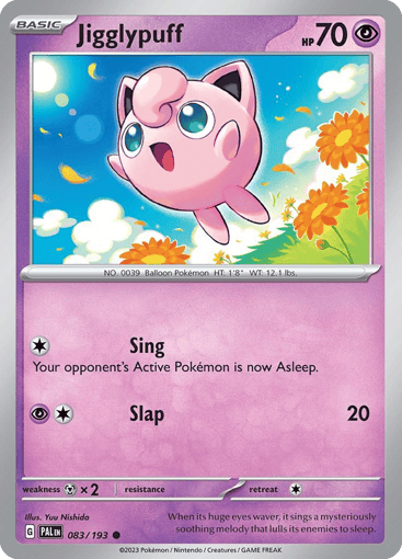 Jigglypuff – Common – 083/193 – Paldea Evolved