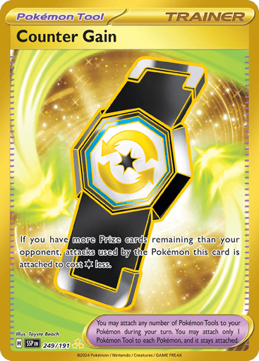 Counter Gain – Hyper Rare – 249/191 – Surging Sparks