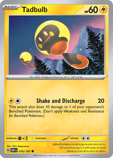 Tadbulb – Common – 076/197 – Obsidian Flames