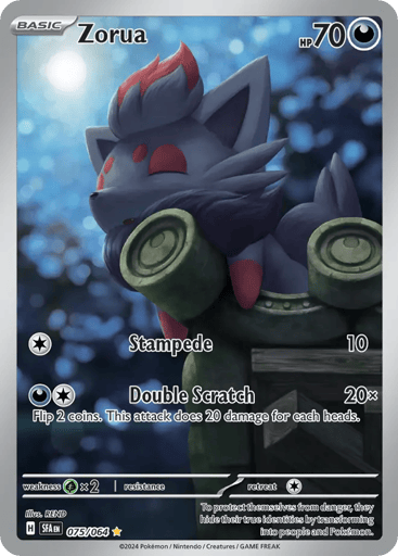 Zorua – Illustration Rare – 075/064 – Shrouded Fable