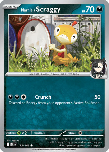Marnie’s Scraggy – Common – 132/182 – Destined Rivals