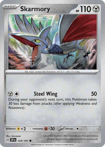Skarmory – Common – 124/191 – Surging Sparks