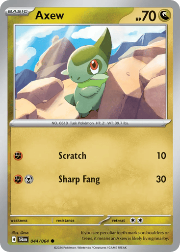 Axew – Common – 044/064 – Shrouded Fable