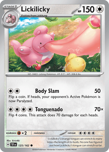 Lickilicky – Common – 125/162 – Temporal Forces