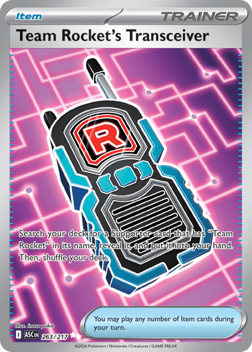 Team Rocket’s Transceiver – Ultra Rare – 263/217 – Ascended Heroes
