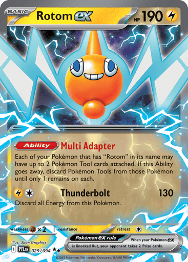Rotom ex – Double Rare – 029/094 – Phantasmal Flames