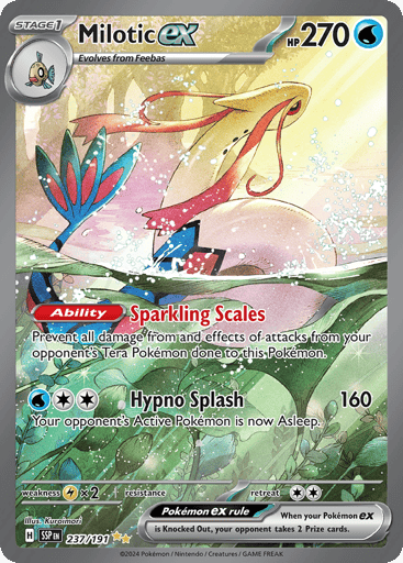 Milotic ex – Special Illustration Rare – 237/191 – Surging Sparks