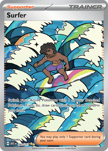 Surfer – Special Illustration Rare – 293/217 – Ascended Heroes