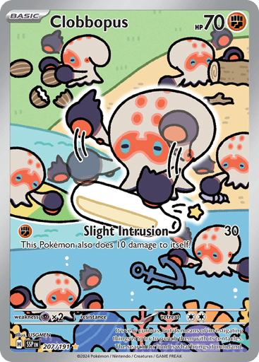 Clobbopus – Illustration Rare – 207/191 – Surging Sparks