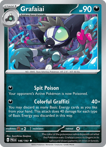 Grafaiai – Uncommon – 146/193 – Paldea Evolved