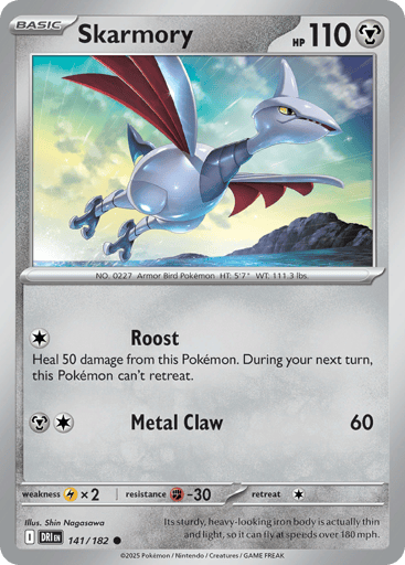 Skarmory – Common – 141/182 – Destined Rivals