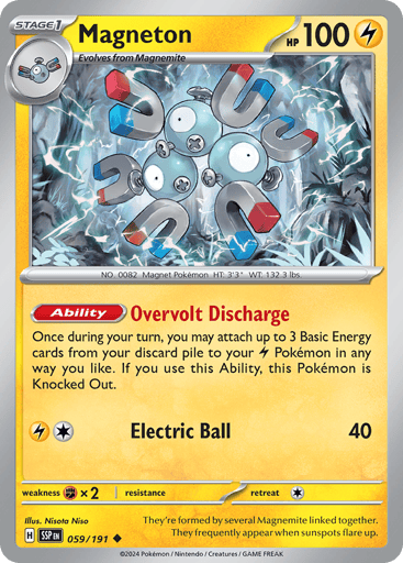 Magneton – Uncommon – 059/191 – Surging Sparks