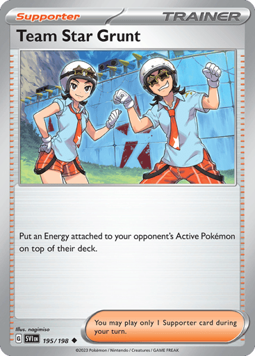 Team Star Grunt – Uncommon – 195/198 – Scarlet & Violet