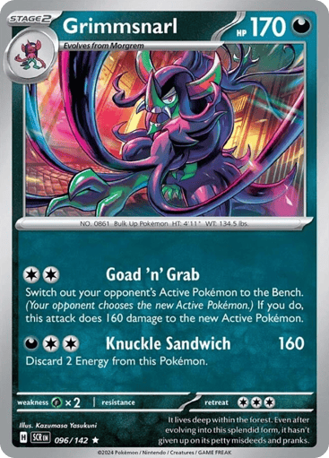 Grimmsnarl – Rare Holo – 096/142 – Stellar Crown