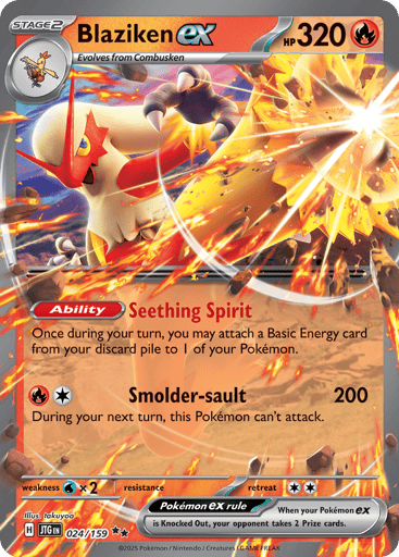 Blaziken ex – Double Rare – 024/159 – Journey Together