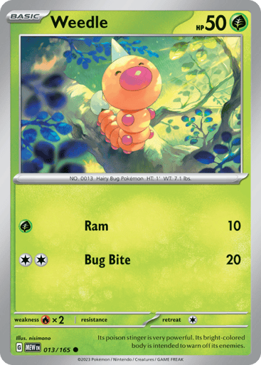 Weedle – Common – 013/165 – S&V 151