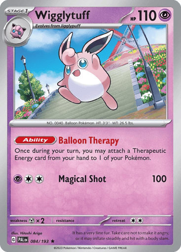 Wigglytuff – Rare Reverse Holo – 084/193 – Paldea Evolved