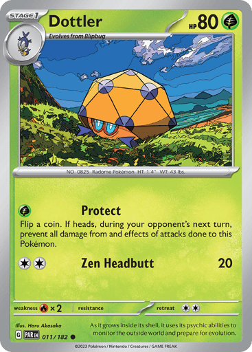 Dottler – Common Reverse Holo – 011/182 – Paradox Rift