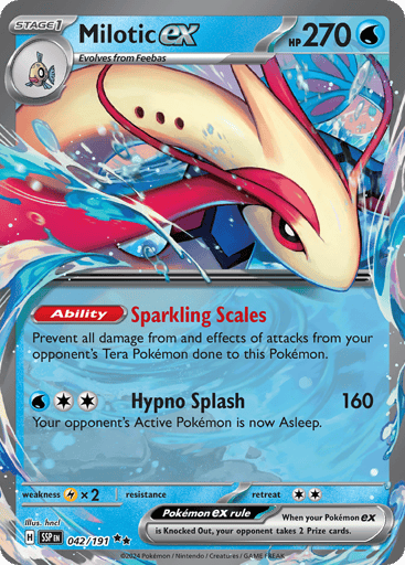 Milotic ex – Double Rare – 042/191 – Surging Sparks