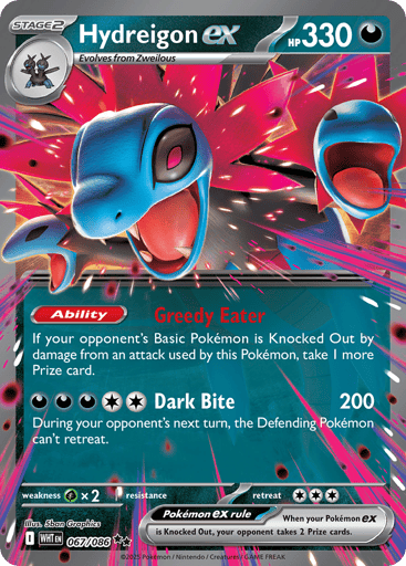 Hydreigon ex – Double Rare – 067/086 – White Flare