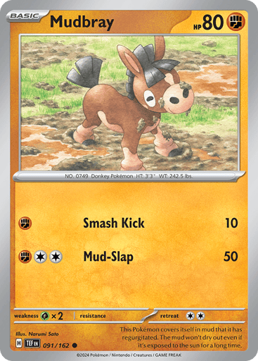 Mudbray – Common Reverse Holo – 091/162 – Temporal Forces