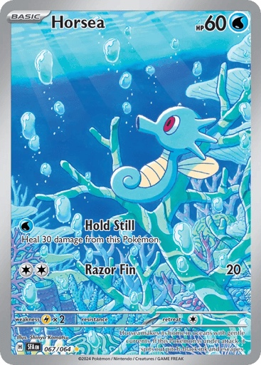 Horsea – Illustration Rare – 067/064 – Shrouded Fable