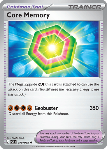 Core Memory – Uncommon Reverse Holo – 070/088 – Perfect Order
