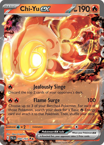 Chi-Yu ex – Double Rare – 040/193 – Paldea Evolved