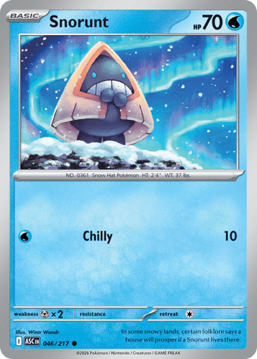 Snorunt – Common – 046/217 – Ascended Heroes